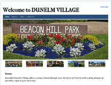 Tablet Screenshot of dunelmvillage.com